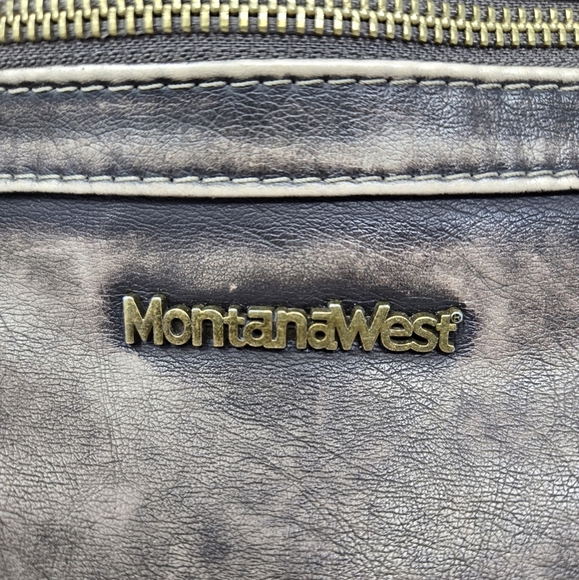 Montana West Womens Washed PU Backpack School Office Weekender Brown Distressed - Picture 4 of 15